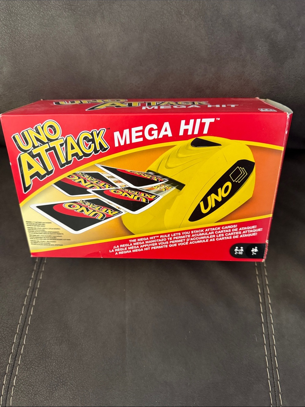 Mattel UNO Attack Mega Hit Card Launcher - Yellow